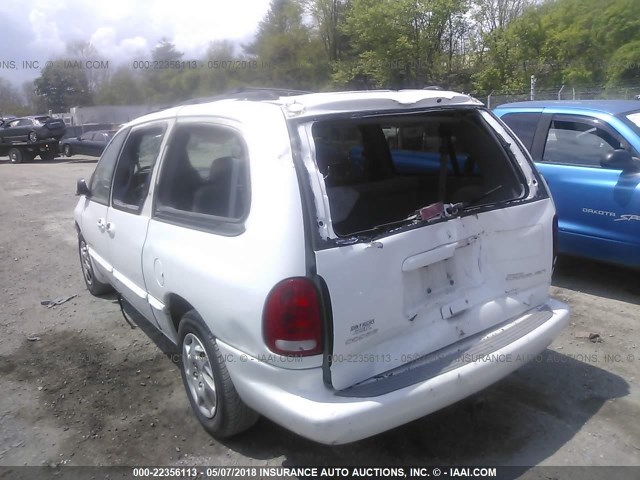 1B4GP44GXYB778893 - 2000 DODGE GRAND CARAVAN SE/SPORT WHITE photo 6