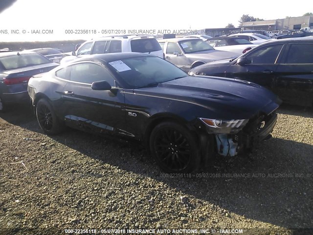 1FA6P8CFXG5328582 - 2016 FORD MUSTANG GT BLACK photo 1