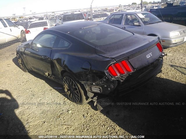 1FA6P8CFXG5328582 - 2016 FORD MUSTANG GT BLACK photo 3