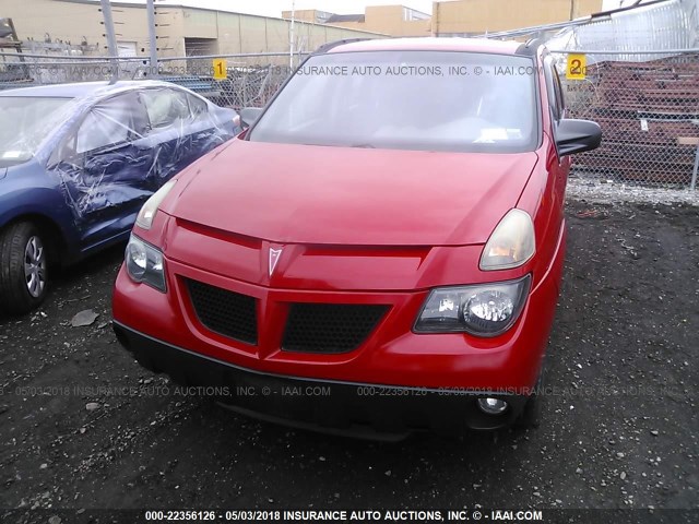 3G7DA03E63S551602 - 2003 PONTIAC AZTEK RED photo 6