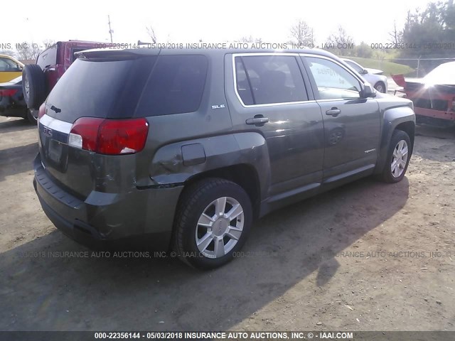 2GKALMEK2C6399569 - 2012 GMC TERRAIN SLE GRAY photo 4