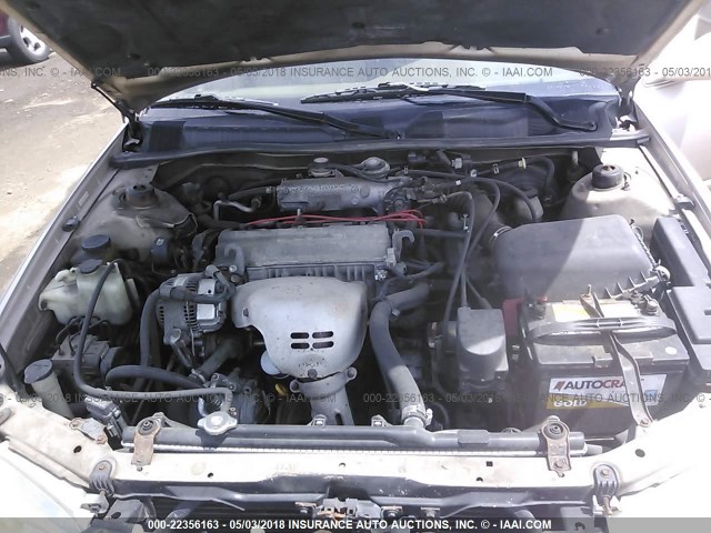 4T1BG22K5VU032551 - 1997 TOYOTA CAMRY CE/LE/XLE GOLD photo 10