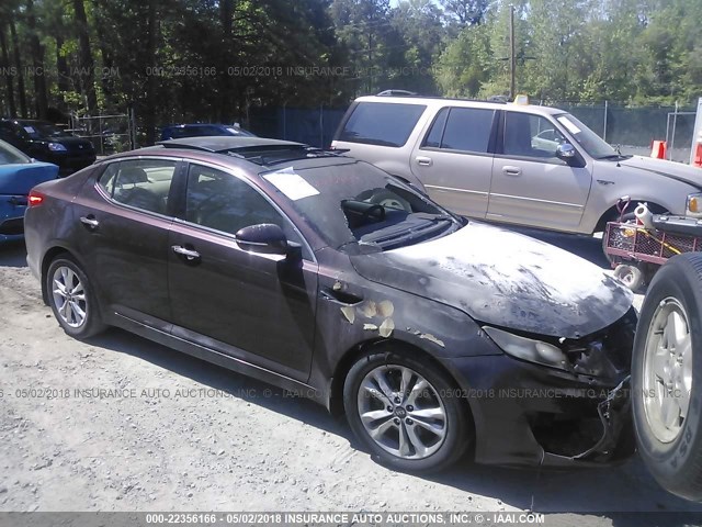 KNAGN4A7XB5163728 - 2011 KIA OPTIMA EX/SX MAROON photo 1