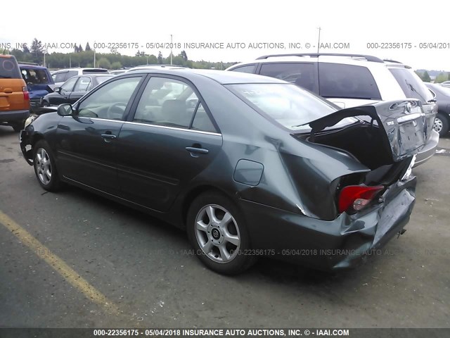 JTDBE32K820047483 - 2002 TOYOTA CAMRY LE/XLE/SE 绿色 照片 3