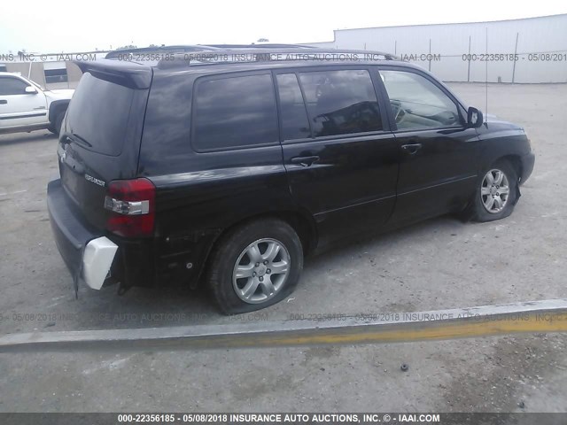 JTEGP21A570132450 - 2007 TOYOTA HIGHLANDER SPORT BLACK photo 4