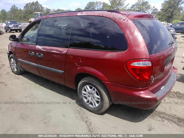 1D4GP24R97B184712 - 2007 DODGE GRAND CARAVAN SE RED photo 3