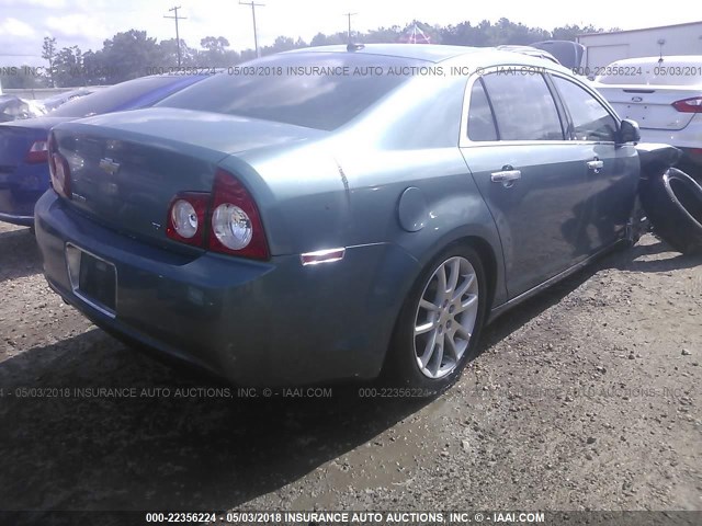 1G1ZK57B894109200 - 2009 CHEVROLET MALIBU LTZ 绿色 照片 4