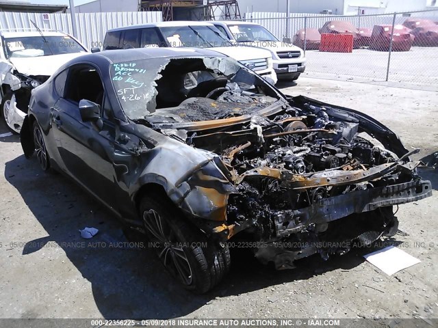 JF1ZNAA10F9708488 - 2015 TOYOTA SCION FR-S BLACK photo 1