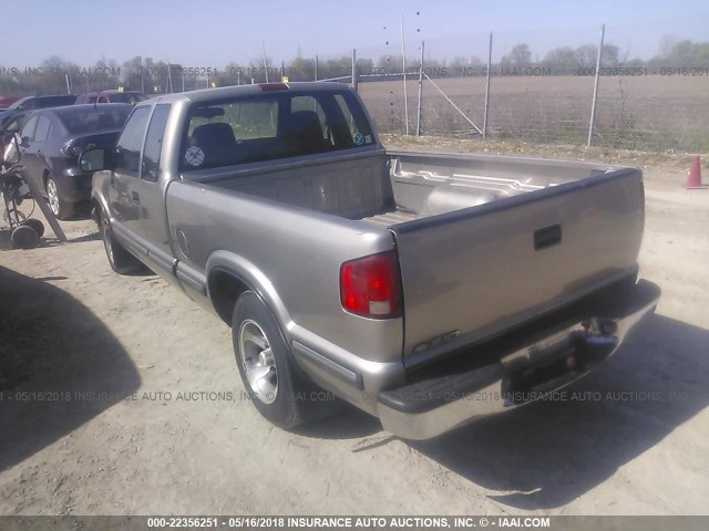 1GCCS19X6XK125404 - 1999 CHEVROLET S TRUCK S10 TAN photo 3