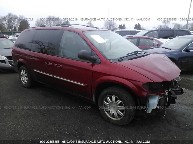 2A4GP54L06R656686 - 2006 CHRYSLER TOWN & COUNTRY TOURING RED photo 1