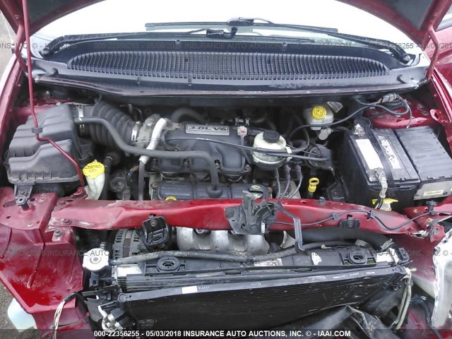 2A4GP54L06R656686 - 2006 CHRYSLER TOWN & COUNTRY TOURING RED photo 10