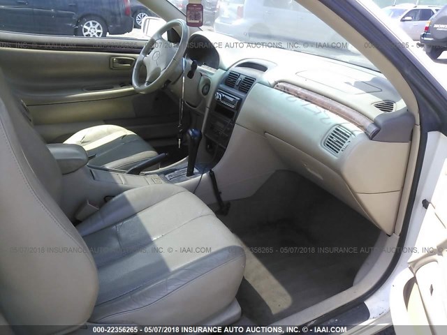 2T1CF28P2XC210253 - 1999 TOYOTA CAMRY SOLARA SE/SLE თეთრი ფოტო 5