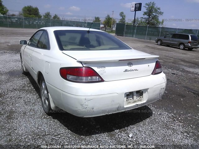 2T1CF28P2XC210253 - 1999 TOYOTA CAMRY SOLARA SE/SLE WHITE photo 6