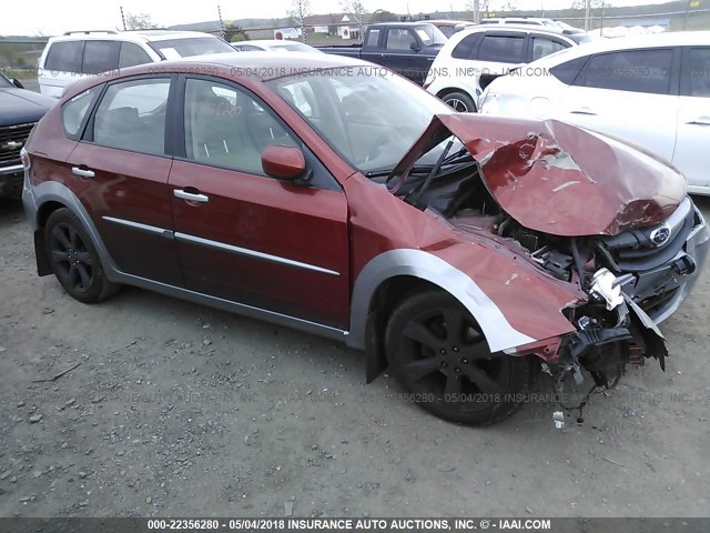 JF1GH6D68AG811164 - 2010 SUBARU IMPREZA OUTBACK SPORT RED photo 1