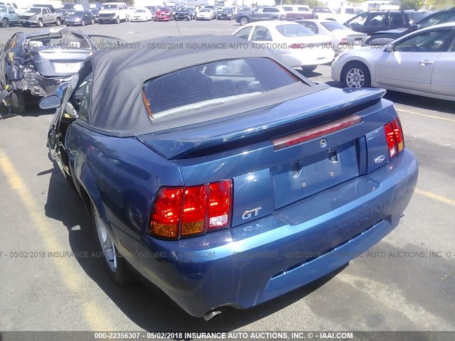 1FAFP45X8XF111704 - 1999 FORD MUSTANG GT BLUE photo 3