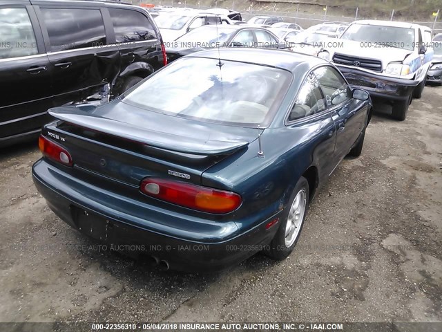 1YVGE31D1S5345220 - 1995 MAZDA MX-6 LS GREEN photo 4