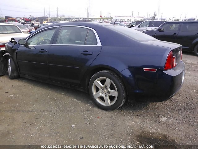1G1ZB5EB7A4142034 - 2010 CHEVROLET MALIBU LS 深蓝色 照片 3
