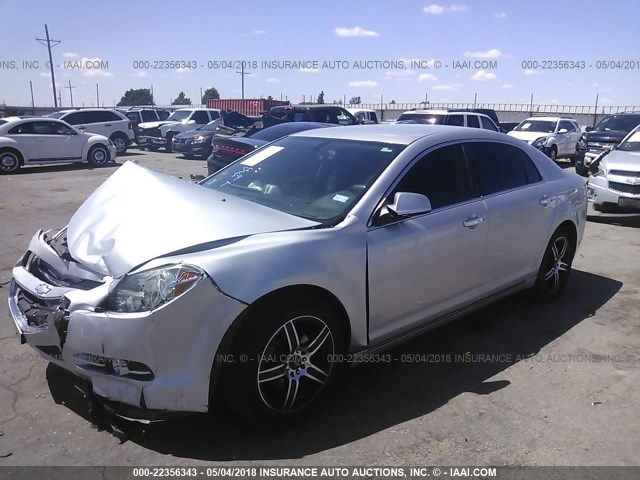 1G1ZE5EU0BF376207 - 2011 CHEVROLET MALIBU LTZ 银色 照片 2
