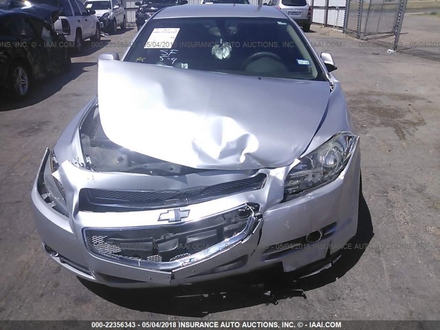 1G1ZE5EU0BF376207 - 2011 CHEVROLET MALIBU LTZ 银色 照片 6