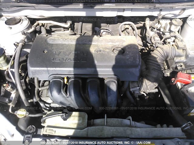 2T1BR32E17C765744 - 2007 TOYOTA COROLLA CE/LE/S SILVER photo 10