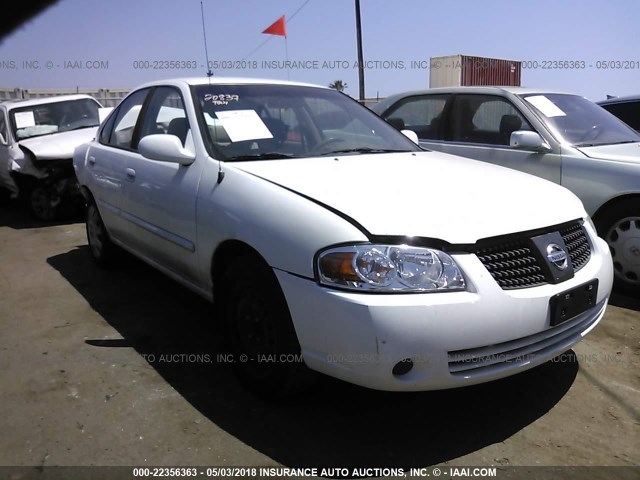 3N1CB51D44L856130 - 2004 NISSAN SENTRA 1.8/1.8S WHITE photo 1