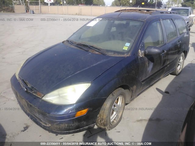 1FAHP36361W351064 - 2001 FORD FOCUS SE/SE COMFORT BLUE photo 2