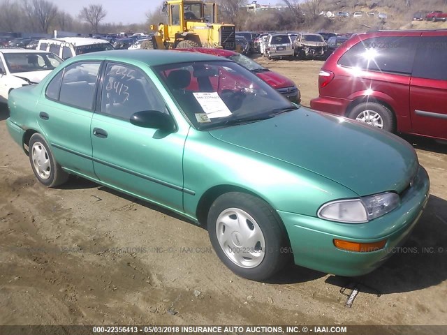 1Y1SK5285SZ006387 - 1995 GEO PRIZM LSI GREEN photo 1