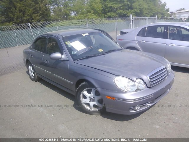 KMHWF35H65A148403 - 2005 HYUNDAI SONATA GLS/LX SILVER photo 1