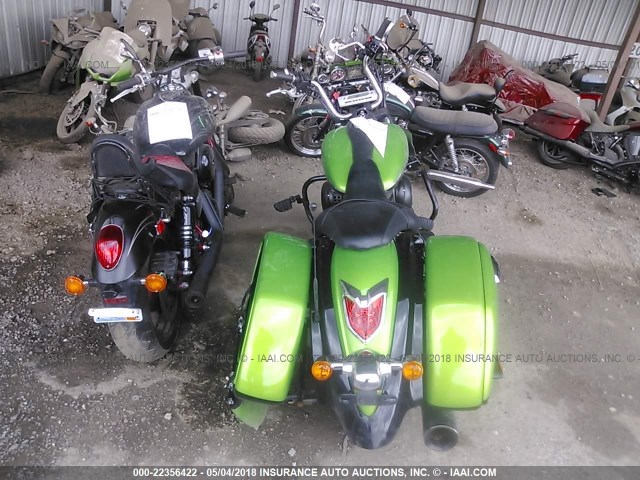 JKBVNRJ1XCA005519 - 2012 KAWASAKI VN1700 J GREEN photo 6