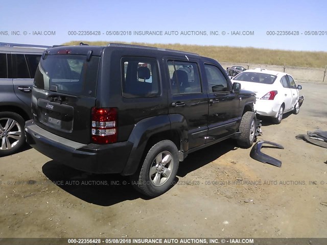 1J4PN2GK2BW528197 - 2011 JEEP LIBERTY SPORT GRAY photo 4