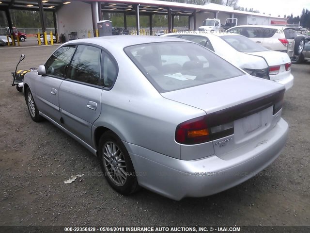 4S3BE635737208795 - 2003 SUBARU LEGACY L/L SPECIAL SILVER photo 3