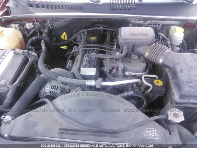 1J4GW48SX4C280499 - 2004 JEEP GRAND CHEROKEE LAREDO/COLUMBIA/FREEDOM 红色 照片 10