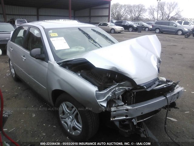 1G1ZS53846F277653 - 2006 CHEVROLET MALIBU LS 银色 照片 1