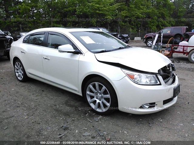 1G4GJ5E3XCF177373 - 2012 BUICK LACROSSE TOURING WHITE photo 1