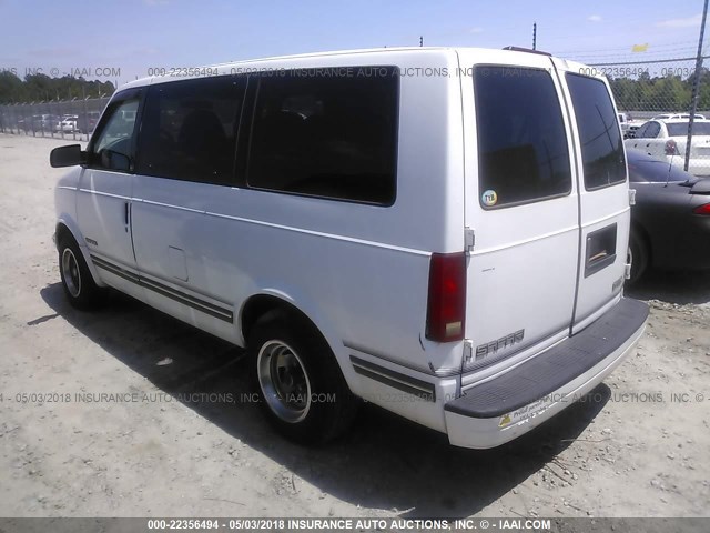 1GKDM19W6WB521275 - 1998 GMC SAFARI XT WHITE photo 3