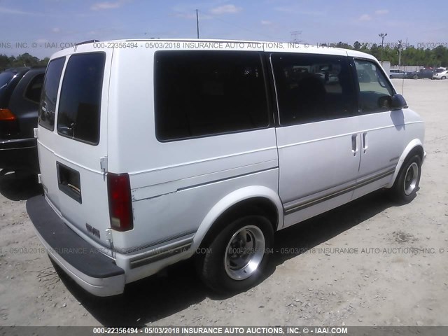 1GKDM19W6WB521275 - 1998 GMC SAFARI XT WHITE photo 4