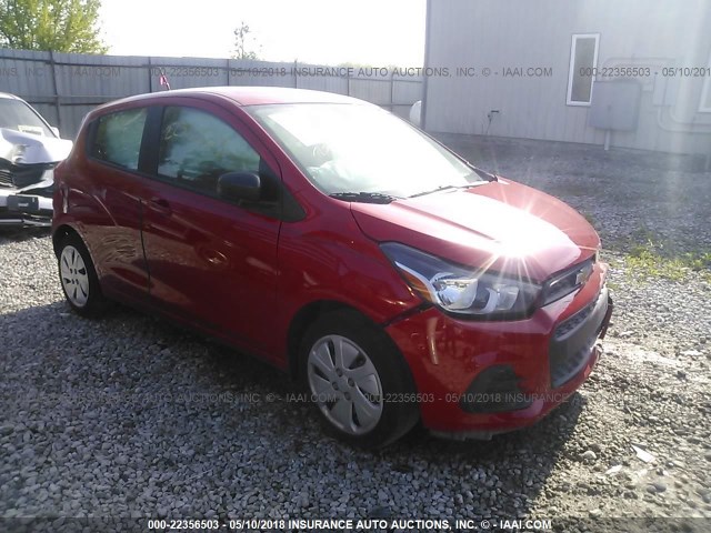 KL8CB6SA6HC790343 - 2017 CHEVROLET SPARK LS RED photo 1