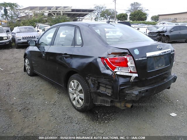 JF1GE61608H521180 - 2008 SUBARU IMPREZA 2.5I BLACK photo 3