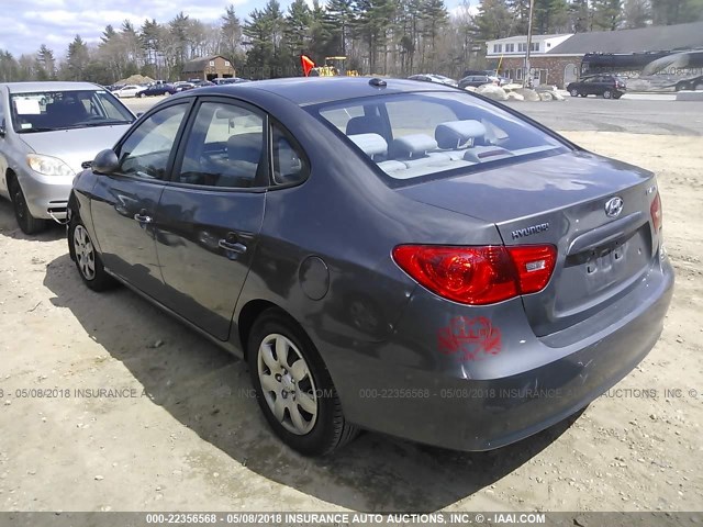 KMHDU46D38U324311 - 2008 HYUNDAI ELANTRA GLS/SE/LIMITED GRAY photo 3