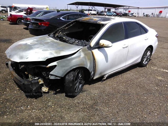 4T1BF1FK2HU356746 - 2017 TOYOTA CAMRY LE/XLE/SE/XSE WHITE photo 2