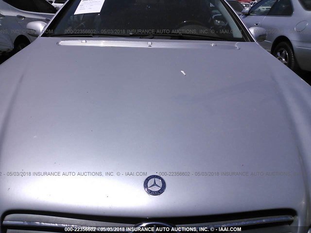 WDBPJ75JXYA002042 - 2000 MERCEDES-BENZ CL 500 SILVER photo 6