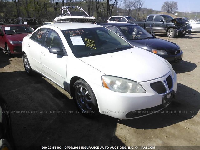 1G2ZG58N074136779 - 2007 PONTIAC G6 SE WHITE photo 1