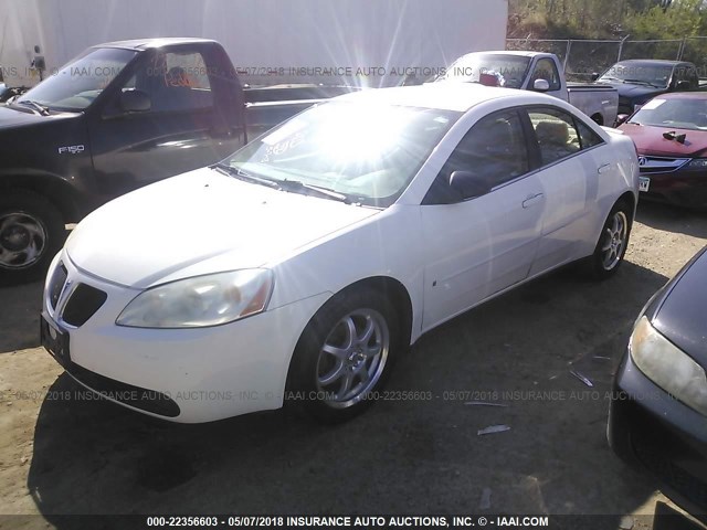 1G2ZG58N074136779 - 2007 PONTIAC G6 SE WHITE photo 2