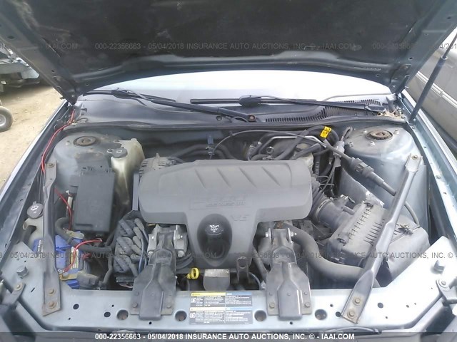 2G2WP552361112533 - 2006 PONTIAC GRAND PRIX GRAY photo 10