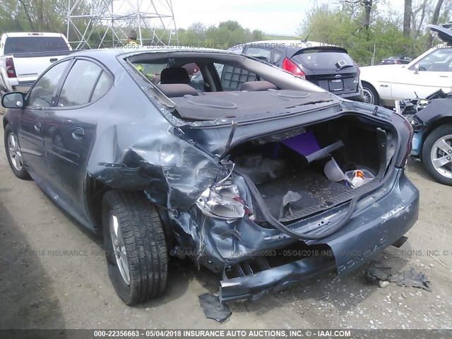 2G2WP552361112533 - 2006 PONTIAC GRAND PRIX GRAY photo 3