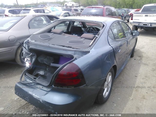 2G2WP552361112533 - 2006 PONTIAC GRAND PRIX GRAY photo 4