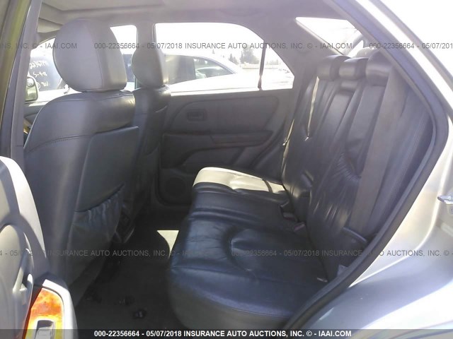 JT6HF10U9X0082211 - 1999 LEXUS RX 300 SILVER photo 8