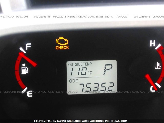 2T1KU4EE4BC665355 - 2011 TOYOTA COROLLA MATRIX  RED photo 7