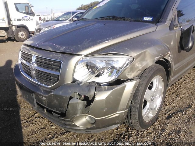 1B3HB48B08D599885 - 2008 DODGE CALIBER SXT GRAY photo 6