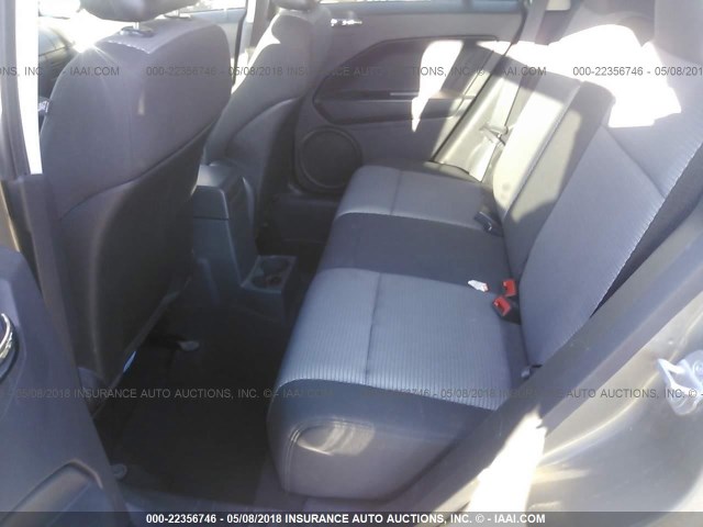 1B3HB48B08D599885 - 2008 DODGE CALIBER SXT GRAY photo 8